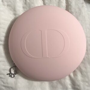 Dior Soft Pink Circular Pouch